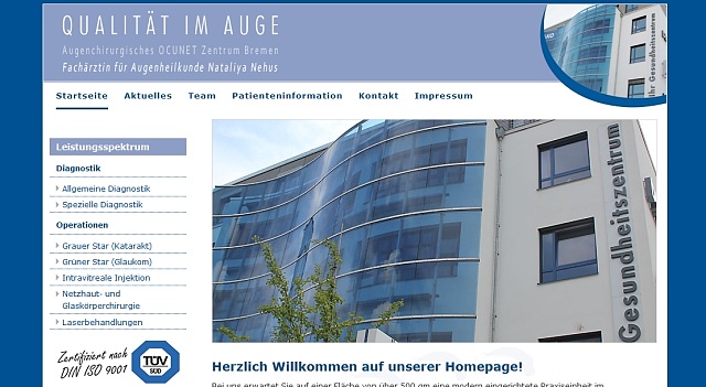 webdesign augen op bremen