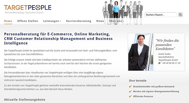 webdesign targetpeople hamburg