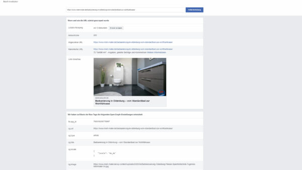 Open Graph Object Debugger Facebook