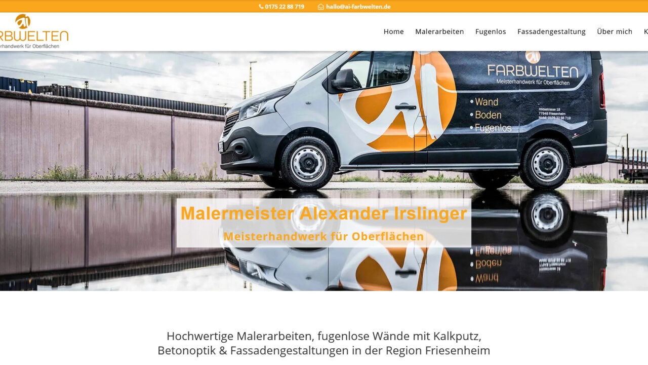 Malermeister Alexander Irslinger Kalkputz Fugenlos Betonoptik Fassadengestaltungen Friesenheim