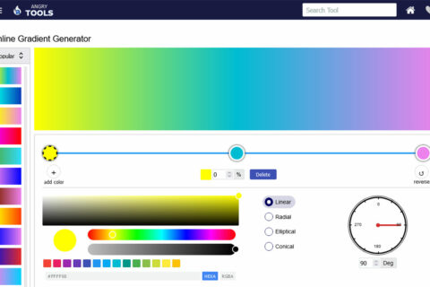 Angry Tool Online Gradient Generator