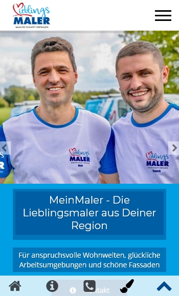 Screenshot MeinMaler Netzwerk