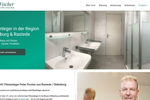 Webdesign Fliesenleger Rastede Fliesenverlegung Oldenburg 1
