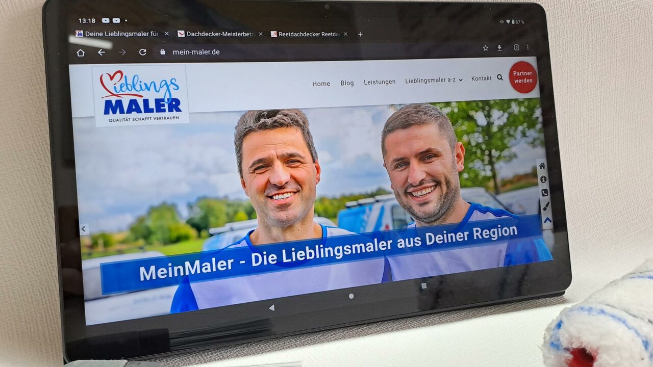 Webdesign Oldenburg Website Homepagegestaltung Maler 1
