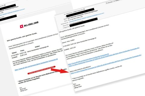 Vorsicht vor Fake Emails und Phishing Mails