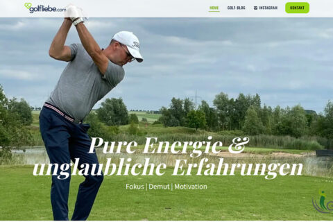 Webdesign Golfliebe Golf spielen Blog Hannover WordPress